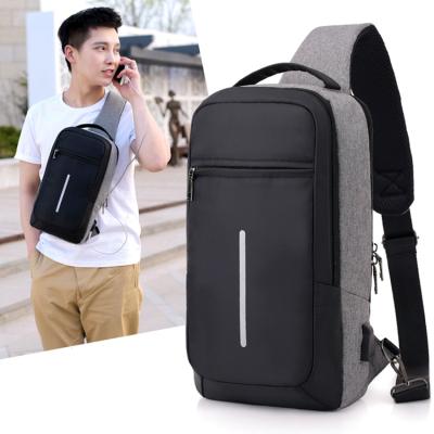 China Waterproof Polyester Sling Cross - Body Messenger Satchel Men Shoulder Business Chest Bag for sale