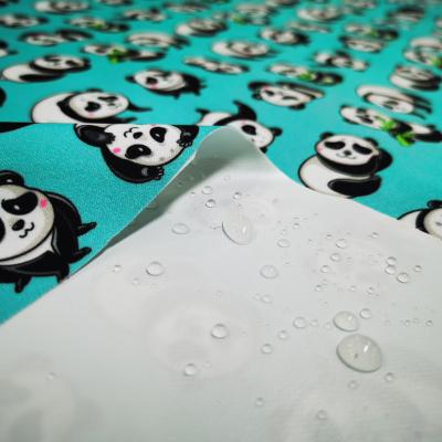 China Waterproof Polyester Diaper Waterproof Polyurethane Cloth PUL TPU Custom Printed Laminate Fabric for sale