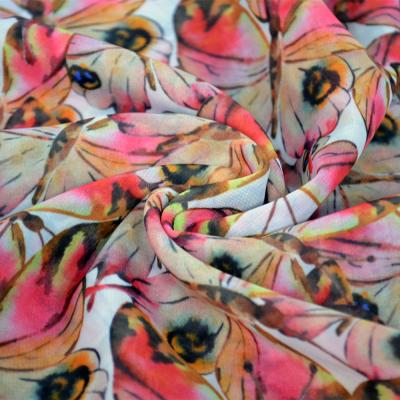 China Antistatic Fabric For Dress Apparel Quilting Chiffon Printed 100% Polyester Woven Fabric for sale