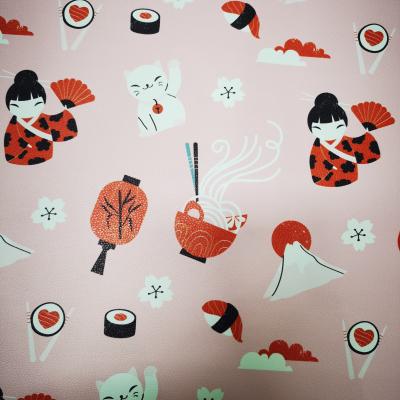 China Waterproof Custom Printed Soft Veather Fabric For DIY Garment Crafts for sale