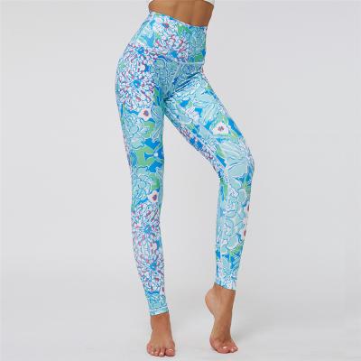 China Custom Printing Anti-Static Leggings Women Sports Gym Yoga Pants Yoga Leggings For Women for sale