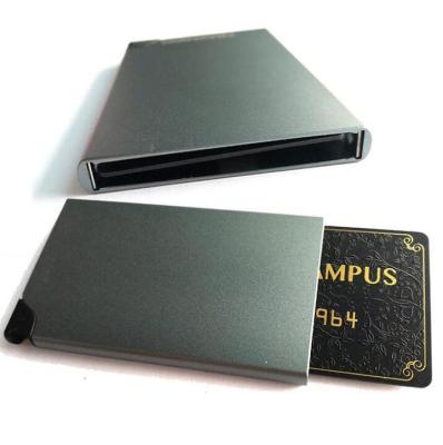 China 2023 Hot Selling RFID Credit Card Holder RFID Blocking Aluminum Wallet Card Holder for sale