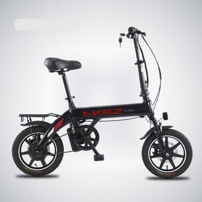 China Aluminum alloy hottest and best electric bicycle with battery foldable removable riding bike 36v max range 45-55km for sale