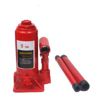 China Car Jack CE Certificate 5 Ton Red Manual Screw Hydraulic Car Jack High Lift Price for sale