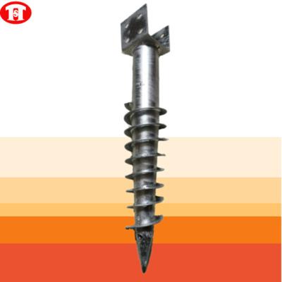 China Easy Install Transmission Towers Propeller Screw Anchor Bolt For Wall Mounting Earth Screws for sale