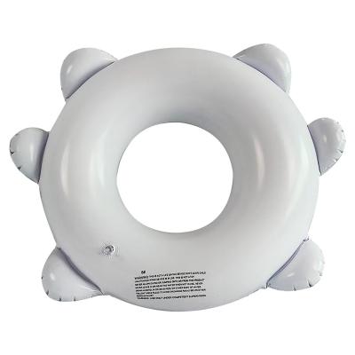 China Sturdy PVC and Panda Durable Cute Cartoon PVC Children's Inflatable Circle Raft Water Swimming Float Tube for sale