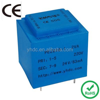 China Power 3VA 24V PCB Racking Transformer 22V*3 Power Transformer / E-I for sale