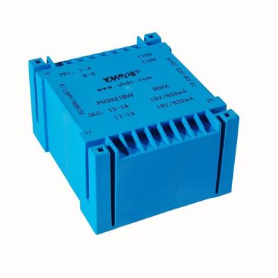 China 110V 220V 380V Power to 6V 9V 12V 15V 24V AC Transformer for sale