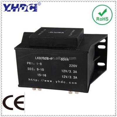 China 80VA Power Encapsulated Isolation Transformer / Mini Power Transformer 220v 380v for sale