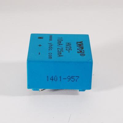 China HV25 10mA/25mA Voltage Current Hall Effect Sensor for sale