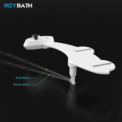 China Modern Bidet Non-Electric Mechanical Toilet Attachment Double Spout And Easy Water Pressure Adjustment for sale