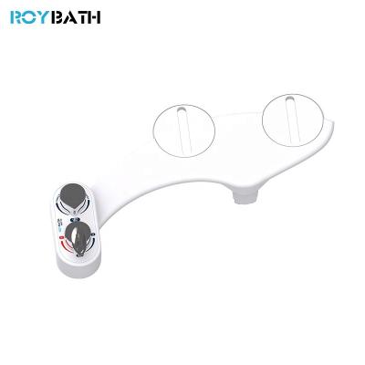 China Modern Bathroom Modern Bathroom Double Spout Cold And Hot Water Adjustable Manual Bidet Bidet Set for sale