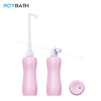 China Modern Wholesale Portable Handheld Bidet Bottle Shattaf Traveler , Extra Long Pointed Spout Spray for sale