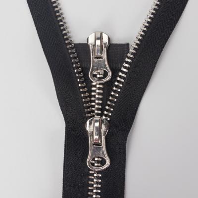 China Other Belt 3#5#8#Metal Open Self-locking Ordinary Corn Tooth Alloy Zipper Y Teeth Zipper Woven Clothing Main Coat Long Chain for sale