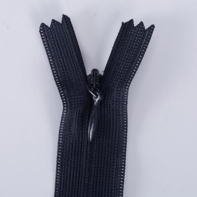 China 3#SBS Water Drop Head Lace Screen Nylon Invisible Side Zipper Invisible Zipper Long Chain Invisible Zipper For Dress for sale