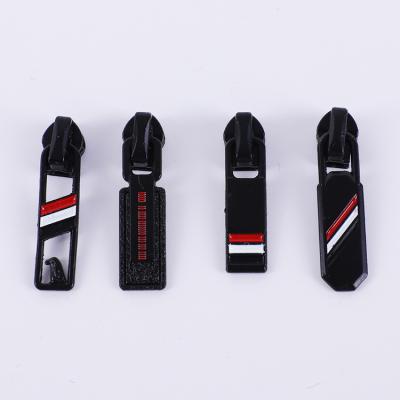 China Other pullhead 3#5#Environmentalprotection spot customized pattern Nyloninside-out wearJust wearing waterproof zipper stitch main paint for sale