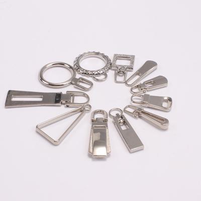 China Wholesale Cheapest Customized Other Size Clothing Metal Size #5 Zipper Slider Puller for sale