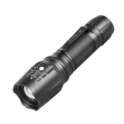 China 10W Waterproof Outdoor Battery High Power Waterproof Emergency 10W Tactical Custom LOGO Zoom Linterna Hand Torch LED AAA Flashlight for sale