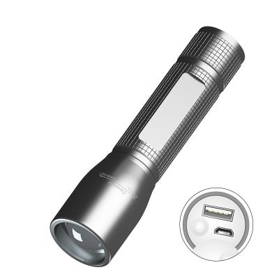 China Camping Waterproof Zoom LED Logo Shockproof Torch Light Flashlight Linterna Flashlight Factory Wholesale Supplier for sale