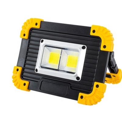 China ABS Flood Lamp Portable Waterproof High Lumen Waterproof Led Work Lights Rechargeable Led Color Garden Rotating Outdoor Working Light for sale