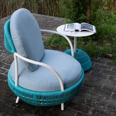 China Modern New Products Outdoor Bistros Set Rope Material Bistros Fashion Design Bistros Furniture Set Sets for sale