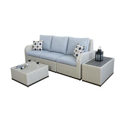 China Outdoor Furniture Rattan Sofa Set Garden Outdoor Rattan Sofa Set Time for sale