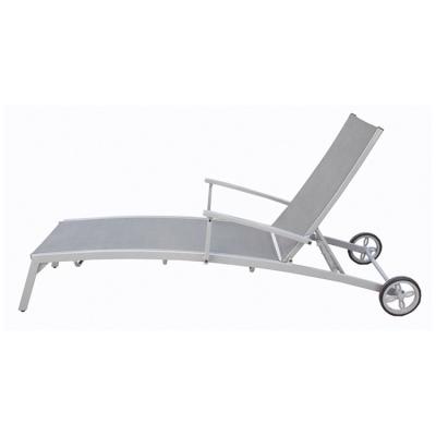 China New Design Outdoor Style Leisure Time Aluminum Outdoor Furniture Sun Lounger for sale