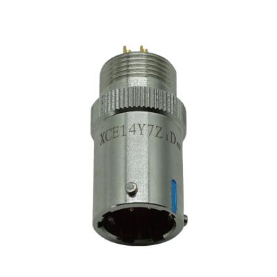 China XCE-14Y7Z1D40 7 Pin Sealed Electrical Socket Connector Bayonet Male Female Current Rated Stainless Steel 5A Waterproof Circular Electrical Connector for sale