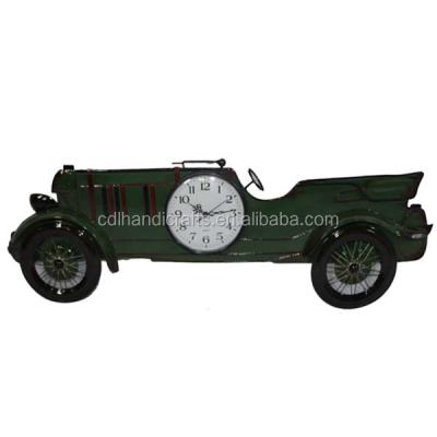 China Each piece is Spacial shape only car finish antique clock made of metal for sale