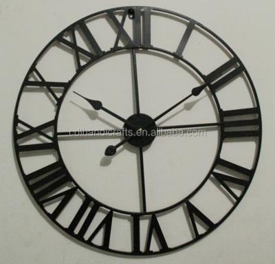 China Each piece is only Fuzhou metal old style finish wall clock D60cm for sale