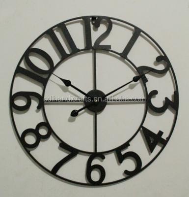 China Each piece is large rustic antique wall clock metal size only decor finish for sale