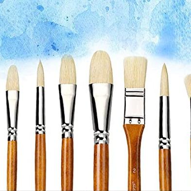 China Non-Toxic Paint Brush Set, Round Nylon Artist Acrylic Paint Brushes Hair Sharp Tip Brushes for Oil Acrylic Watercolor for sale