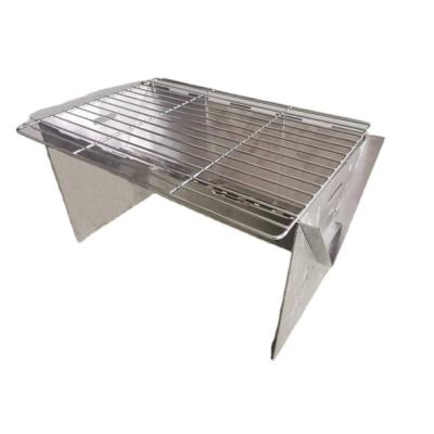 China Easily Assembled Porcelain Enameled Steel Folding Easily Assembled Portable Outdoor Charcoal BBQ Grills for sale