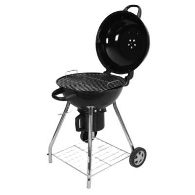 China Easily Assembled Portable Cart Weber Style 18inch BBQ Kettle Charcoal Grill For Outdoor BBQ Grill With Wheels for sale