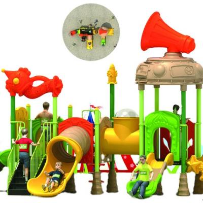 China Plastic + Galvanized Steel Pipe Slide Playground Outdoor Kids Playground Plastic Slides Cheap Playground For Outdoor Kids for sale