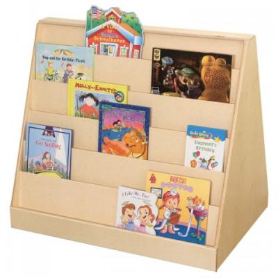 China High Quality Wooden School Furniture Modern Wooden Book Display and Storage School Furniture for Preschool Kids for sale