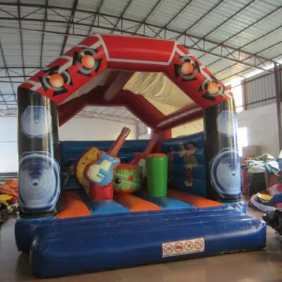 China Over 3 Years PVC Material Inflatable Jumping House Inflatable European Bouncer With Roof For Kids for sale