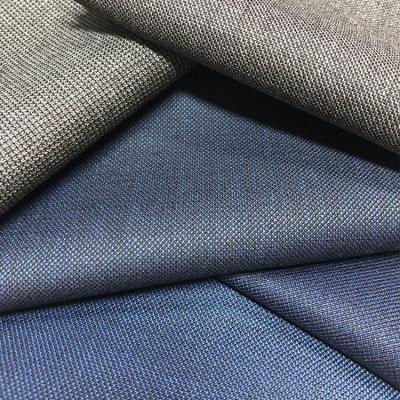 China Anti pill sharkskin in stock ready for mens suit 30%wool worsted merino fabrics in china factory for sale