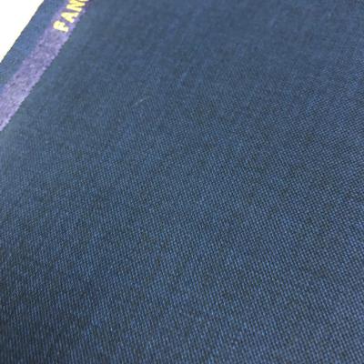 China Anti pill navy sharkskin in regular ready stock for men's suit 30%wool in worsted merino in china factory for sale