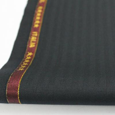 China High Quality Super Pill 120s Anti Herringbone Merino Mens Worsted Wool Blended Suit Fabrics For Stocks Ready for sale