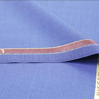 China High Quality Anti Pill Regular Ready Stock Italy Wool Shark Skin Suit 100% Worsted Merino Textile Fabric for sale