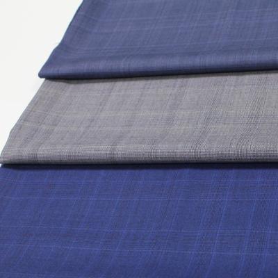 China High Quality Anti Pill Fancy Check Fabrics 100% Merino Worsted Wool Ready To Ship 100% Wool Textile for sale