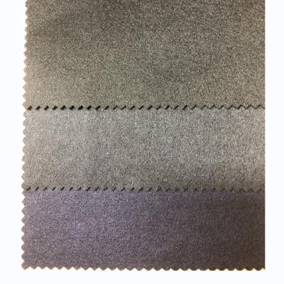 China Cashmere wool anti pill wool fabric in stock ready for men and women coat woolen clothing for sale