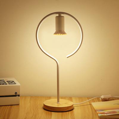 China Creative EUROPEAN Geometry Question Mark Minimalist LED Desk Lamp Reading Light for sale