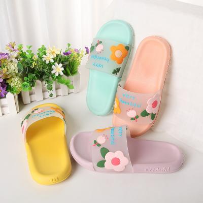 China Fashion Trend Hot Sale Fashion Beach Slippers Upper Women Slippers Sandals Bedroom Indoor Slippers Garden Colorful Women's Slippers for sale