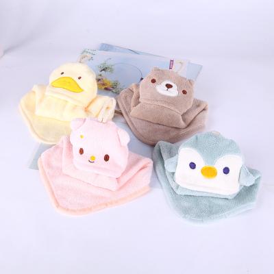 China Wholesale Child Safe Thick Kitchen Polyester Cloth Clean Soft Hand Towels Fiber for sale