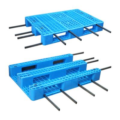 China Durable Cheap Stackable Steel Reinforced Plastic Card Plate Box HDPE Pallet Manufacturer in China for sale