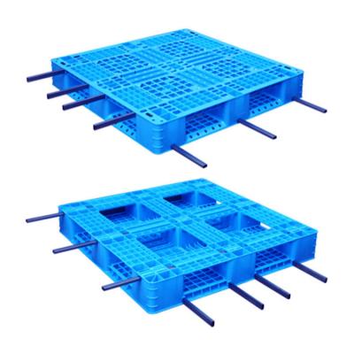 China Single Sided 1210 - 150 Warehouse Heavy Duty Forklift Rack Stackable Pallets For Cold Draw Logistic Heavy Duty Plastic HDPE PalletStorag for sale