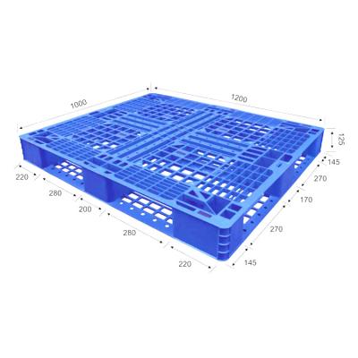 China High quality double sided grid1200*1000 stacking plastic pallet box pallet storage container pallet for sale