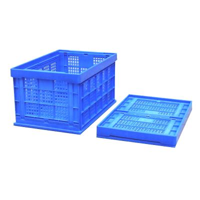 China Plastic security mesh bread crate broiler transport cratesquare folding plasticsecurity case for sale